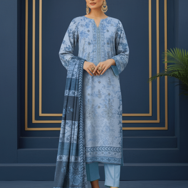 Dhanak 3-Piece Unstitched Suit