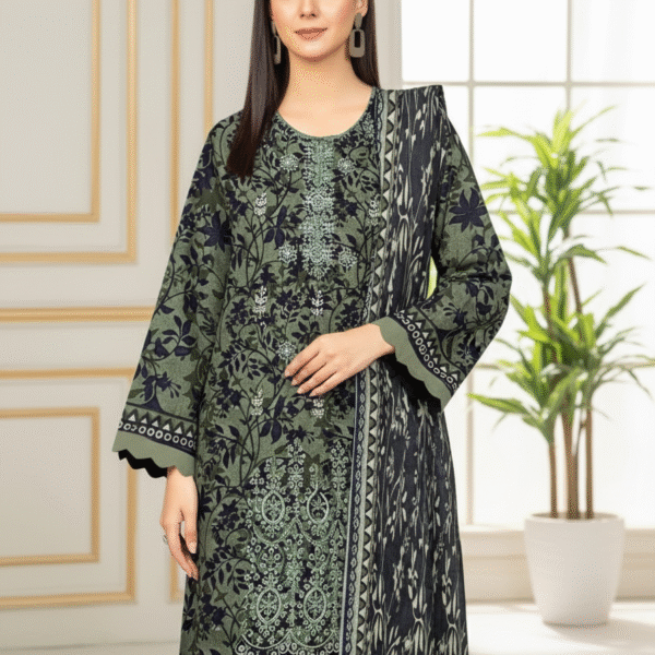 Dhanak 3-Piece Unstitched Suit