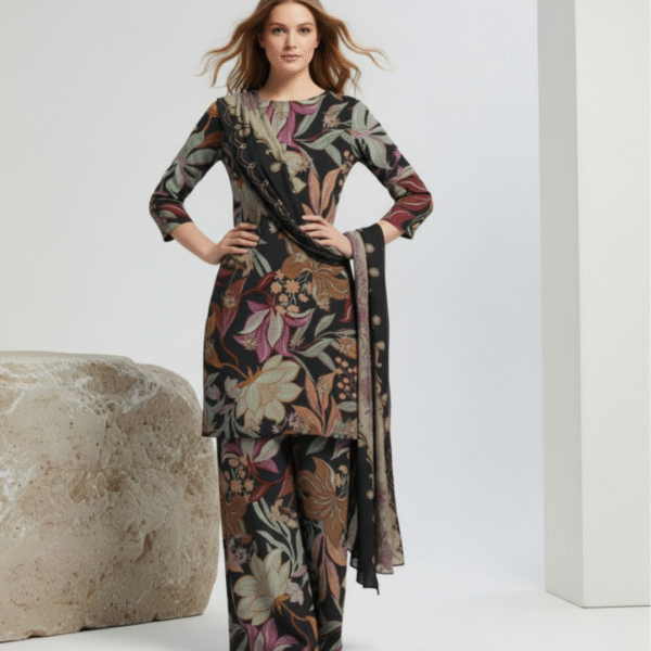 Dhanak 3-Piece Unstitched Suit